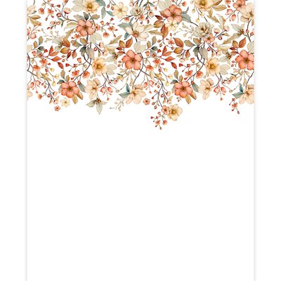 Papier peint panoramique fleurs automnales LOUISON LILIPINSO