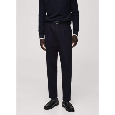Pantalon laine flanelle pinces MANGO MAN