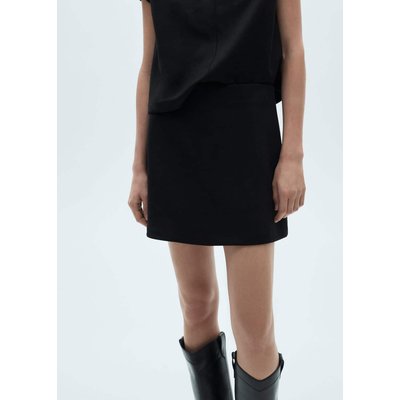 Minijupe simili-cuir MANGO