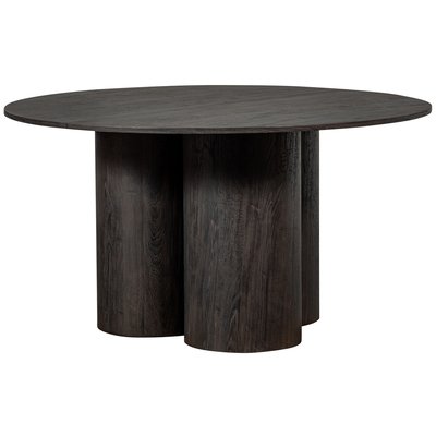Table à manger rond en mdf 5 couverts OONA WOOOD