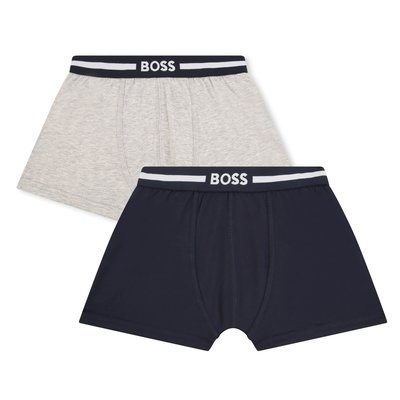 Lot de 2 boxers en coton BOSS KIDSWEAR