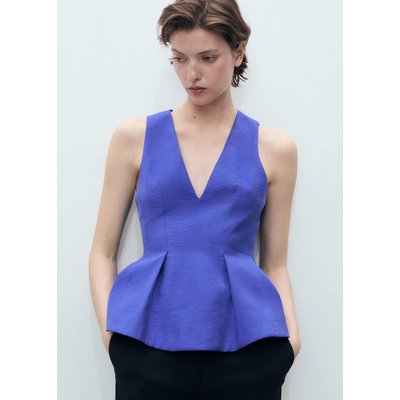 Top modal col en V MANGO