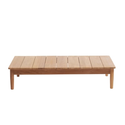 Table basse de jardin en teck massif  CALVI BERAH GETAH
