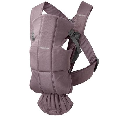Porte bébé Mini coton Mauve foncé BABYBJORN