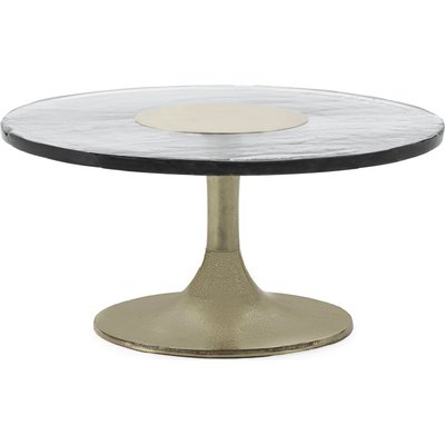 Table basse en verre et aluminium RECOLLECTION