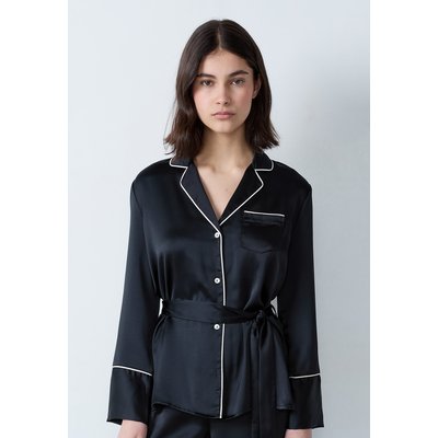 Chemise de pyjama satinée à nouer ELY ETAM