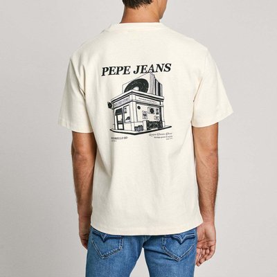 T-Shirt À Coupe Décontractée Avec Imprimé Au Dos PEPE JEANS