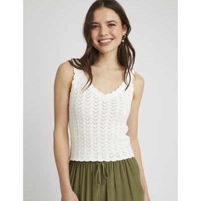 Débardeur ajouré en crochet BZB
