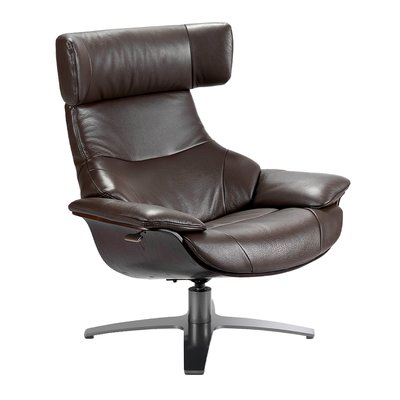 Fauteuil pivotant en cuir avec relax ANGEL CERDA