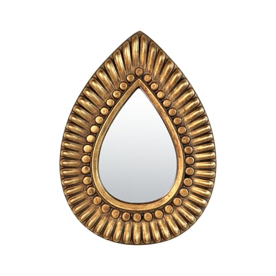 Miroir goutte motifs 19,7x27cm EMDE