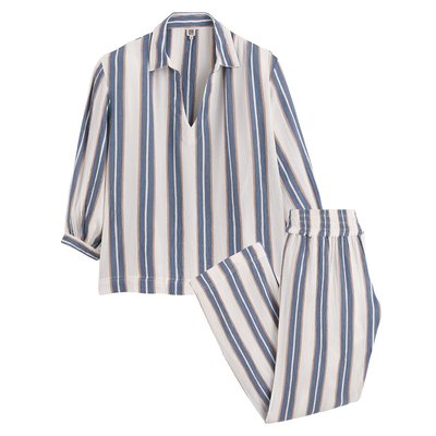 Striped Crepon Pyjamas LA REDOUTE COLLECTIONS