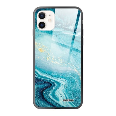 Coque soft touch glossy iPhone 12 Mini EVETANE