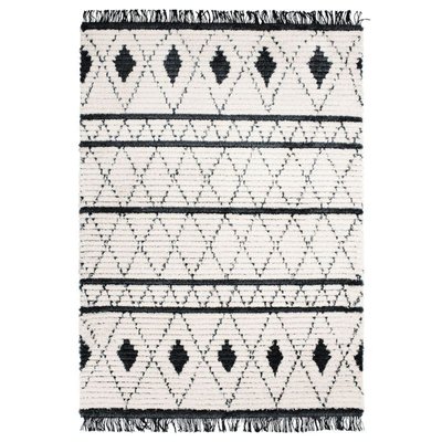 Tapis de salon tout doux losanges  et   STEPPE LOSANGES THE DECO FACTORY