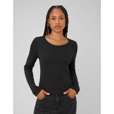 T-shirt manches longues côtelé BZB