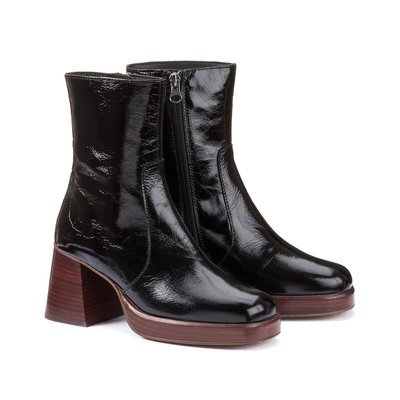 Botines de piel brillante Brigand JONAK