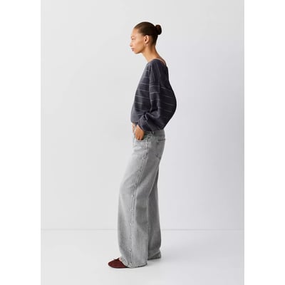 Jean droit détail clous MANGO TEEN