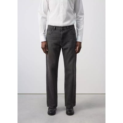 Jean Moby relaxed fit délavé foncé MANGO MAN