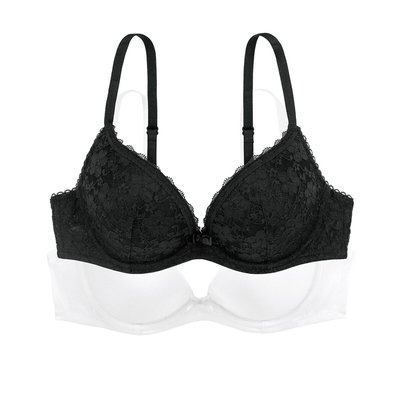 Lot de 2 soutiens-gorge push up Sonia DORINA