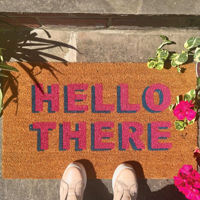 Hello There Printed Coir Doormat MY MAT