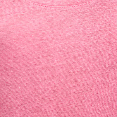 Losvallende tanktop met ronde hals van linnen LA REDOUTE COLLECTIONS