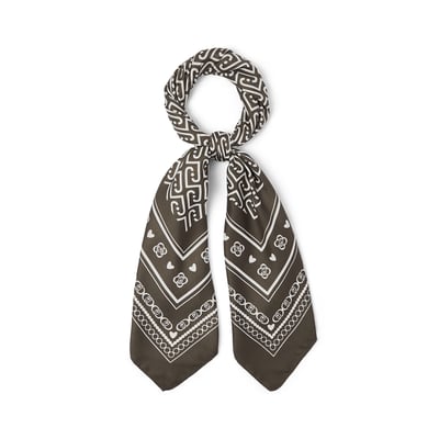 Foulard grand format avec logo monogramme LIU JO