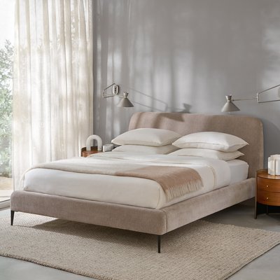 Bett mit Lattenrost Oscar, Samt, Design by E. Gallina AM.PM