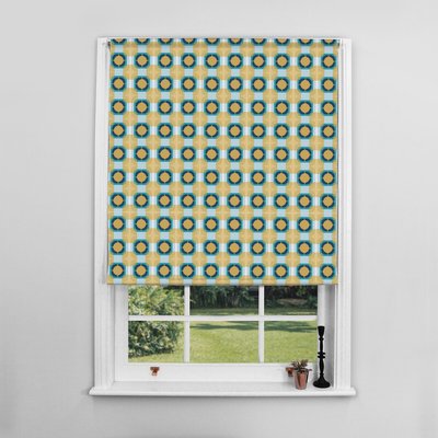 120x140cm Retro Geo Blackout Blind SO'HOME