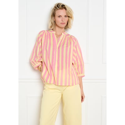 Blouse rayée manches volume LOLALIZA