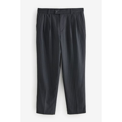 Pantalon large habillé à fines rayures NEXT