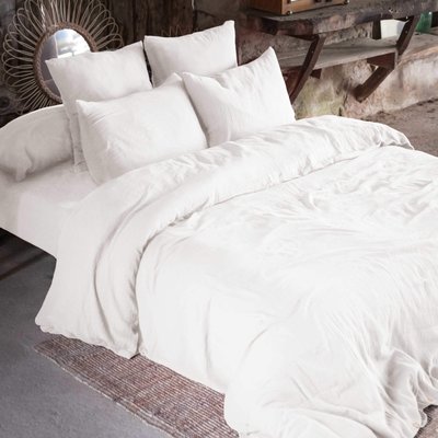 Parure de lit double gaze de coton TERRE DE NUIT
