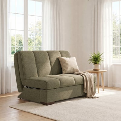 Harlow Chenille Double Sofabed with Foam Mattress ÉDITÉ