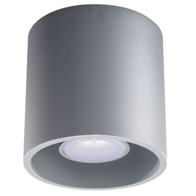 Plafonnier Aluminium Gris GU10 1 Orbis EDEN