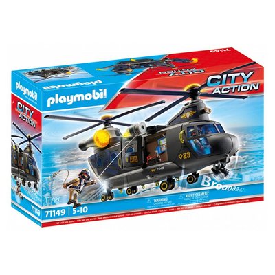 City Action Hélicoptère de transport des forces spéciales PLAYMOBIL