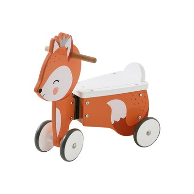 Porteur coffre renard en bois VERTBAUDET