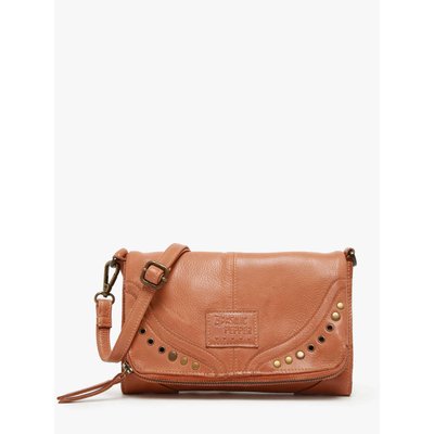 Sac bandoulière Glam eyelet cuir BASILIC PEPPER