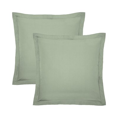Lot de 2 taies percale de coton OLANA GARNIER-THIEBAUT