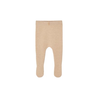 Pantalon à pieds en tricot coton/laine VERTBAUDET