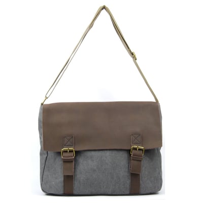 Sacoche cuir et toile CANCUN OH MY BAG