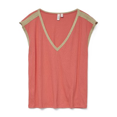 T-shirt col V VERO MODA