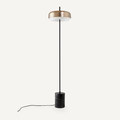 Stehlampe Clepsos, Eisen und Marmor AM.PM