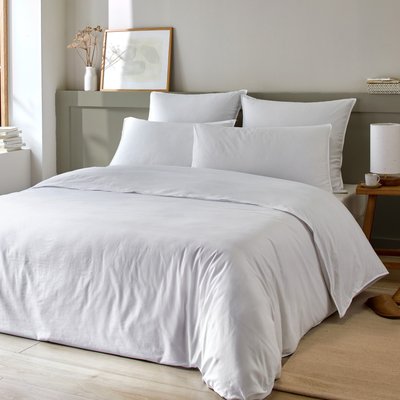 Parure housse de couette coton et bambou unie C DESIGN HOME TEXTILE