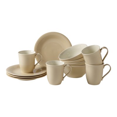 Set Petit-Dejeuner 12Pcs COLOR LOOP LIKE. BY VILLEROY & BOCH