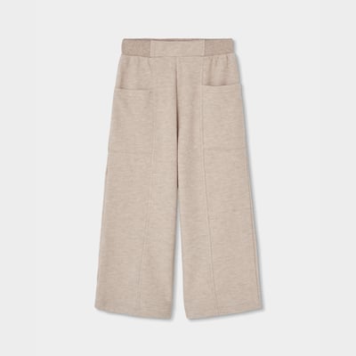 Pantalon fille en maille wide leg BOBOLI