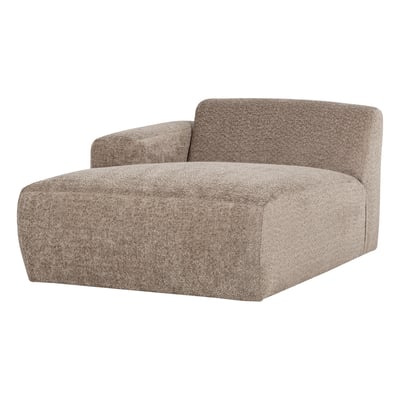 Élément chaise longue gauche laine MOJO BASE WOOOD