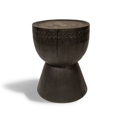 Meuble d'appoint en bois d'acacia brûlé NOW'S HOME