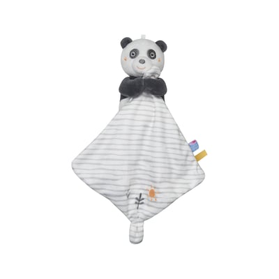 Doudou mouchoir xl panda peio velours doux SUCRE D'ORGE