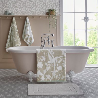 Drap de bain fleuri Jardin Oriental LAURA ASHLEY