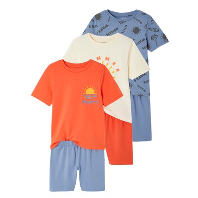 Lot de 3 pyjashorts Waves VERTBAUDET
