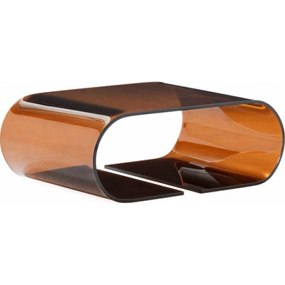 Table basse en verre sculpturale RECOLLECTION
