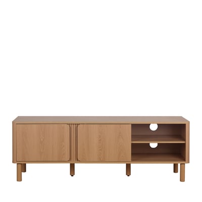 Meuble TV 2 portes en bois L140cm- NOA DRAWER